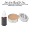 0.53oz Scar Wax 10ml Fake Blood Artificial Wound Modeling Blood Skin Wax with Spatula view 4