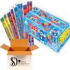 Slush Puppie Squeezee Ice Pops 50 x 60ml | Red Cherry, Lemon &Lime, Strawberry and Blue Raspberry Fruit Flavour Freezer Pops (Pack Of 1, 1, count) view 4