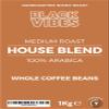 Black Vibes - Coffee Beans (1Kg) | House Blend | Medium Roast | 100% Arabica | Freshly Roasted in Italy view 2
