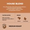 Black Vibes - Coffee Beans (1Kg) | House Blend | Medium Roast | 100% Arabica | Freshly Roasted in Italy view 4