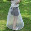 Aprilsunnyzone Mesh Skirt For Camping Fishing Hiking Uses Fine Mesh Fabric To Balance Protection Ventilation And Mobility Outdoors(Half body) view 3