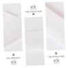 Luxshiny 2pcs Plastic Thermometer Box Lightweight Storage Case for Mouth Thermometer Portable Small White Carrying Container for Home Use view 3