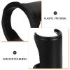 Abaodam Shaving Brush Holder Razor Stand Stable Base Design Plastic Black for Men Salon and Hotel Use Keeps Shaving Tools Dry and Clean view 3