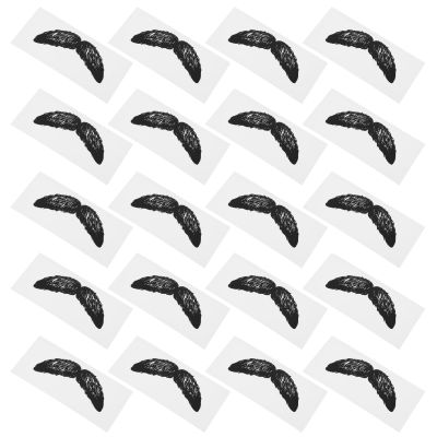 AMUSLESUR Hair Removal Stickers Nose Waxing Kit 20Pcs Beard Protective Set with Accessories for Facial Hair Maintenance
