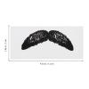 AMUSLESUR Hair Removal Stickers Nose Waxing Kit 20Pcs Beard Protective Set with Accessories for Facial Hair Maintenance view 2
