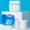 Denture Case, Denture Soaking Cup with Strainer Basket, Leak-Proof Retainer Cleaning Container, False Teeth Storage Box for Travel, Home Storage and Daily Use view 3