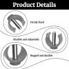 4Pcs Walker C-Clamp Accessories, Grey C-Type Buckle for Aidapt Commode Walker & Perch Stool, 22mm Tube 25mm Pin view 3