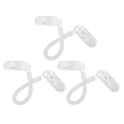 NULYLU 3pcs Hat Holder Strap Clips Cap Holder Clips Creative Design PC Plastic Material Flexible Stretch Practical Carrying for Everyday Use and Outdoor Activities
