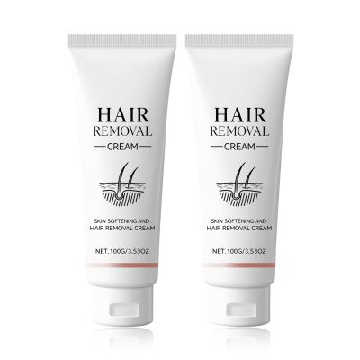 Bettinay 2 Pack Hair Removal Cream, Gentle Face & Body Hair Removal for Women Men, 24 Hour Nourishing & Moisturizing (200g)