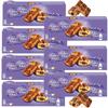 Milk Choc Chips Cake 5 Bars Pack 175g - Soft Sponge Cake & Filling With Chocolate - mlk (10 x Packs) view 1