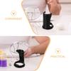 Amosfun 2pcs Beard Brush Holder Stand Portable Storage Organizer Sleek Plastic Shaving Brush Rack for Men Casual and Business Use view 3