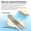 12-Pack Reusable Graphene Incontinence Pads, Reusable Leak-Proof & Waterproof Washable Incontinence Pads,Honeycomb Absorbent for Elderly Care & Mobility Support, Feel Dry, Comfortable (12Pc) view 2