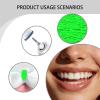 2Pcs Interspace Toothbrush Replacement Heads,Interdental Toothbrush Heads White,Compatible with Oral-B Model Interspace Brush for Cleaning Bridges Braces Crevices and Back Teeth view 3