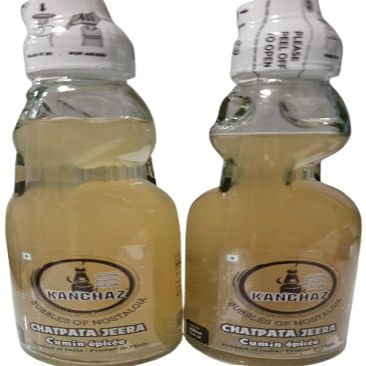Banta Chatpata Jeera Soda 200ml Glass Bottle Traditional Indian Marble Soda Drink | Spiced Cumin Flavoured Fizzy Beverage | Classic Goli Soda | Ready-to-Drink Soft Drink (Pack of 2)
