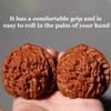 2026 New Wenwan Walnuts, Chinese Walnut Fidget Toys for Stress Relief Hand Massage, 2pcs Solid Wood Grip Balls, Portable Care Balls for Elderly Hand Exercise Training Meditation (Only Walnuts) view 4