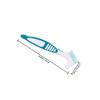 GALPADA 4pcs Denture Cleaning Brush with Large Handle and Double Sided Multi-Layered Bristles for Effective Teeth Cleaning and Denture Care Ergonomic Design Suitable for Gums view 2