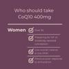 Fertility Hero CoQ10 400mg | High Dose Naturally Fermented Ubiquinone | Egg Quality & IVF Support | Mitochondrial Support | 60 Capsules | 30-Day Supply view 4