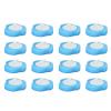 16pcs Toilet Brush Replace Heads Disposable Water Soluble Cleaner Toilet Brush Refills for Bathroom view 3