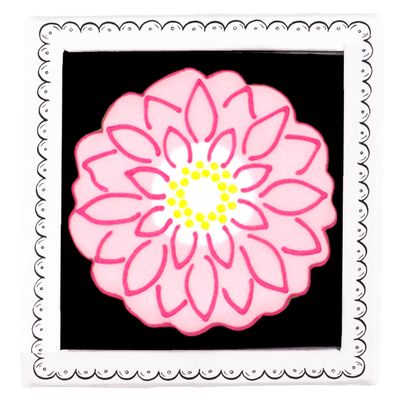 Biscuiteers November Birth Flower Biscuit
