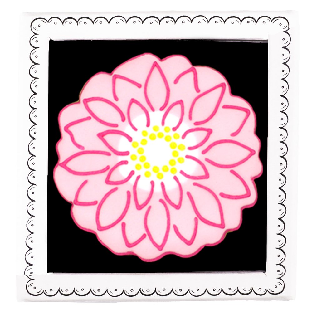 Biscuiteers November Birth Flower Biscuit