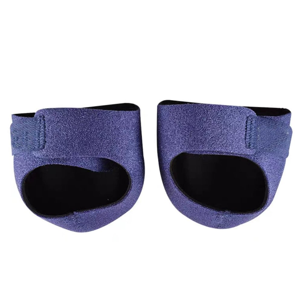 Housoutil Heel Sleeves Pad Heel Support Cushion with Absorbent Vibration Sebs Pad and Flexible Cloth Material Comfortable Shoe Protection for Foot Health