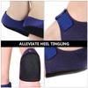 Housoutil Heel Sleeves Pad Heel Support Cushion with Absorbent Vibration Sebs Pad and Flexible Cloth Material Comfortable Shoe Protection for Foot Health view 4