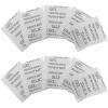 CLISPEED 100pcs Silica Gel Packets Moisture Absorber for Jewelry and Electronics, Reusable Silica Gel Sachets Safe for Human Use, for Food Storage and Closet Protection