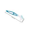 Ipetboom 4pcs Denture Cleaning Brush for Denture Wearers with Large Handle and Double Sided Multi-Layered Bristles Easy to Use and Prevents Damage and Gums view 2