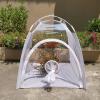 Guangcailun Polyester Bottom Habitat Cage Ensures Easy Cleaning and Long-Term for Insect Observation Caterpillars Will Be Safe and Comfortable for Duration of Stay. Side Opening Door view 3