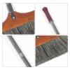 GLSTOY Soft Bristle Broom with Long Stainless Steel Handle for Floors, Portable and Easy to Store, for Indoor Sweeping and Office Cleaning, Lightweight Wood Frame Camping Broom view 3