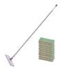 1 Set Lazy Mop Clip On, Clamping System Mini Mops, Flat Mops For Floor Cleaning, For Home Apartment Bathroom Living Room Tile Glass Window Under Ceiling. view 1