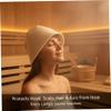 3-Pack Sauna Hat, Breathable Sauna Cap for Women & Men, Wool Hat for Spa & Steam Room, WhiteSauna CapSauna for MenSauna for Women view 3