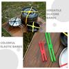 Healvian Silicone Elastic Bands Portable Storage with Easy Installation H-shaped 6pcs Strong Reusable Flexible Straps for Lunch Box and Items for Indoor and Outdoor Use view 3