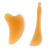 2-Piece Resin Gua Sha Eye Massage Tool Set Facial Scraping Board Tendon Stick for Skin Tightening Circulation Boosting Fatigue Relief Skincare Absorption Enhancement view 1