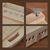 LYSDIANPU Manual Tapioca Pearl Maker, Wooden Boba Making Tool with 3 Sizes (15mm/19mm/22mm), Double Positioning & Reinforced Plate for Bubble Tea, Dessert Shops & Home Use view 2