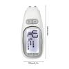 Facial Moisture Tester - ABS Digital Skin Hydration Meter | LCD Display Analyzer, Precision Skin Tone Sensor Detection Monitor Kit, Portable Face Care Measurement Tester for Radiant Analysis Use view 2