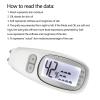 Facial Moisture Tester - ABS Digital Skin Hydration Meter | LCD Display Analyzer, Precision Skin Tone Sensor Detection Monitor Kit, Portable Face Care Measurement Tester for Radiant Analysis Use view 3