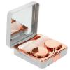 HAMPPLIES Portable with Mirror and Tools Contact Lens Case Marble Pattern Abs Material Tightly Sealed for Safe Storage, Travel Contact-Lens Holder for Outdoors and Home Use view 1
