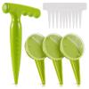 Ergonomic Handheld Garden Seeder Sower Planter with 5 Dials Settings Sowing Seeding Dispenser for Lawns Vegetable Garden Sowing Seeding Dispenser Hand Tool view 1