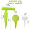 Ergonomic Handheld Garden Seeder Sower Planter with 5 Dials Settings Sowing Seeding Dispenser for Lawns Vegetable Garden Sowing Seeding Dispenser Hand Tool view 3