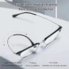 2026 New Upgrade Ultra-Light Anti-Blue Presbyopic Glasses See Clearly & Protect Your Eyes Instantly (Gold,Flat light) view 2