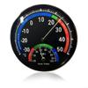 Analog Indoor Thermometer Hygrometer Metal Gauge Humidity Control Sensor for Kitchen Basement Bathroom Sauna Terrarium Blue(black) view 1