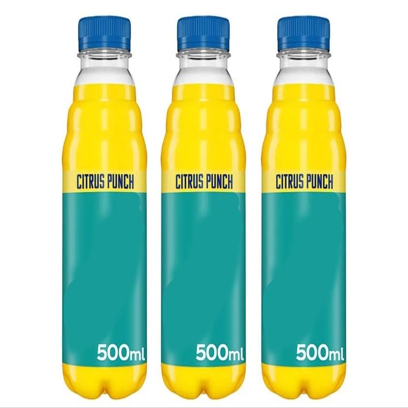 Citrus Punch Flavoured Drink, Gluten-Free, Vegan and Vegetarian, 500ml,Pack Of 3