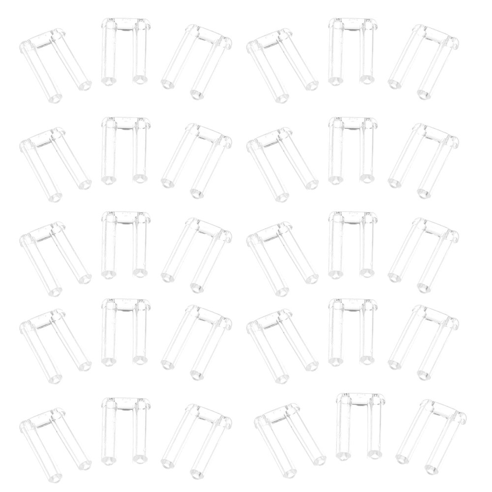 Baluue 200pcs Lens Retainer for Frameless Glasses Rimless Glasses Repair Plugs Eyeglasses Plug for Eyewear Accessories Eyeglass Fitting Tool for Adjusting Installing