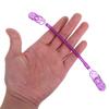 VILLFUL 6pcs Purple Hat Strap Clips for Wind Caps, Anti-Lost Plastic Cap Retainer with Innovative DIY Design, Easy to Carry, for Outdoor Activities and Cycling view 4