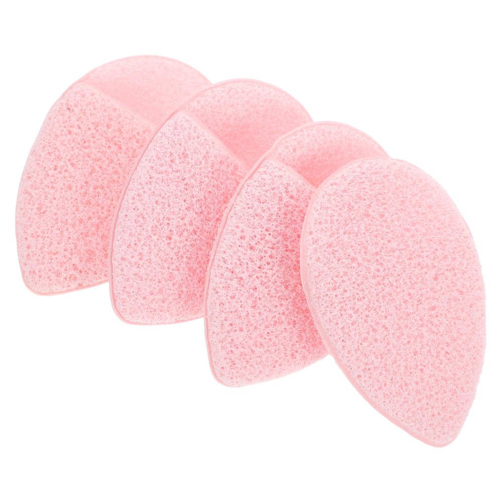 TIDTALEO Reusable Face Washing Sponges Glove-style Facial Cleansing Applicator 4pcs Makeup Face Cleansing Gentle on Skin Pu Material Suitable for Daily Skincare