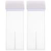 2pcs Depilatory Wax Container with Leak-resistant Lid, ABS view 1