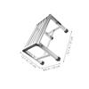 TIDTALEO Stainless Steel Bathroom Shower Stool Non Slip Waterproof Bath Seat with Space Saving Design and Modern Stylish Look, for Spa and Family Use, Suitable for Seniors view 2
