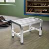 TIDTALEO Stainless Steel Bathroom Shower Stool Non Slip Waterproof Bath Seat with Space Saving Design and Modern Stylish Look, for Spa and Family Use, Suitable for Seniors view 4