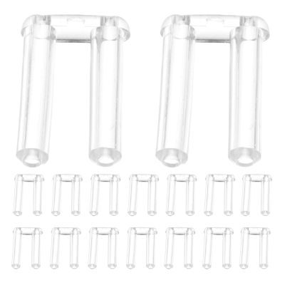 Beatifufu 200pcs Rimless Eyeglass Repair Kit with Plastic Double Plugs for Spectacles and Glasses, Water-Resistant Seals and High Elasticity Material, Convenient Installation for Outdoor Use